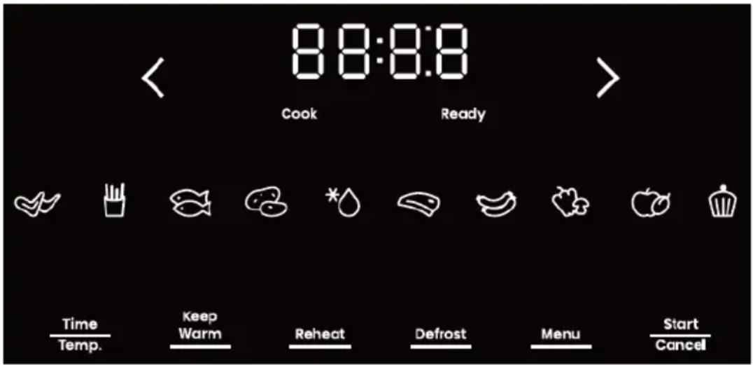 HISENSE HAF1600D - Control panel instruction - 1