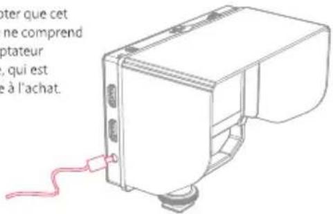 Neewer F500 - Alimentation - 1