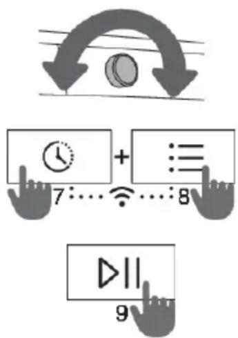 HISENSE WF5V943BW/BLX - HowtoenableWi-Fionthedevice? - 2