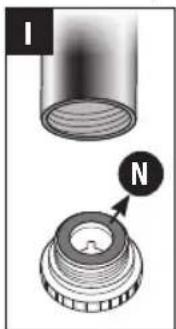 LAICA Genova RK10A01 - PREPARING THE TAP FILTER - 3
