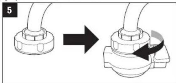 LAICA Genova RK10A01 - PREPARING THE TAP FILTER - 8