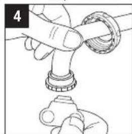 LAICA Genova RK10A01 - PREPARING THE TAP FILTER - 7