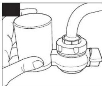 LAICA Genova RK10A01 - PREPARING THE TAP FILTER - 21