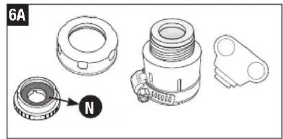 LAICA Genova RK10A01 - PREPARATION DU FILTRE POUR ROBINET - 9