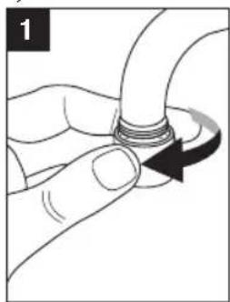 LAICA Genova RK10A01 - PREPARATION DU FILTRE POUR ROBINET - 1