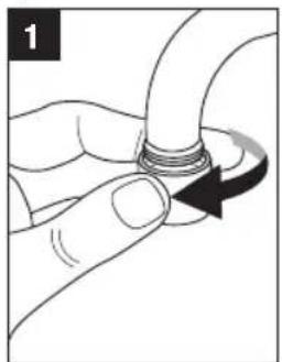 LAICA Genova RK10A01 - PREPARING THE TAP FILTER - 1