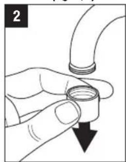 LAICA Genova RK10A01 - PREPARATION DU FILTRE POUR ROBINET - 2