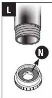 LAICA Genova RK10A01 - PREPARING THE TAP FILTER - 4