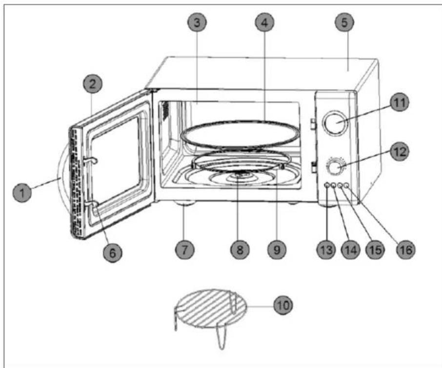 Melissa 16330129 - Inserting the glass turntable - 1