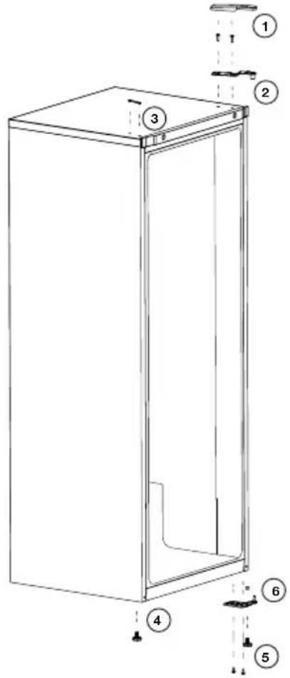 BEKO RFSM200T41WN - Reversing the doors - 1