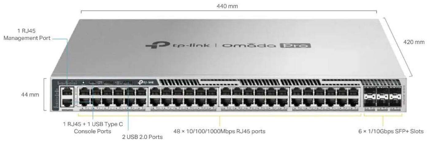 TP-LINK S6500-48GP6XF - Product Pictures - 1