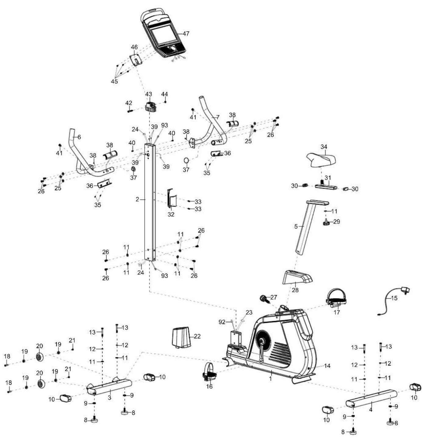 Skandika Cykling P14 Touchscreen - SKANDIKA Bluetooth Brustgurt - 1