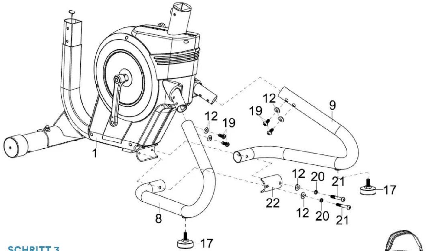 Skandika Cykling P6-H - SCHRITT 1 - 2