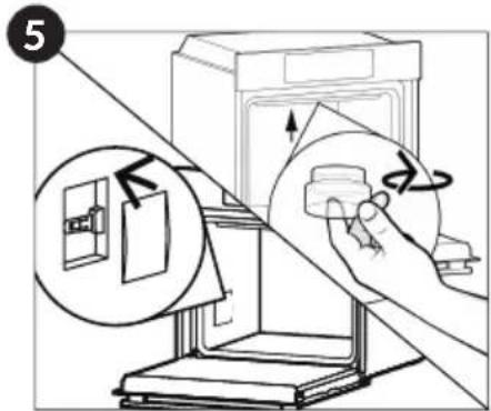 HOOVER HO6 UF3T1HTX - Removal and Cleaning of the Glass Door - 3