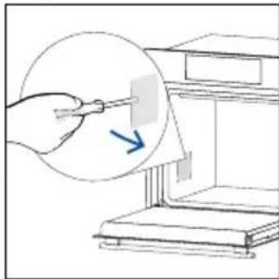 HAIER H6 ID25G3HTX - Changing the lateral bulb: - 2