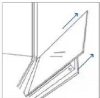 HAIER H6 ID46G5HTB - AUßerhalb DES BACKOFENS: Ausbau und Reinigung der Glastür - 3