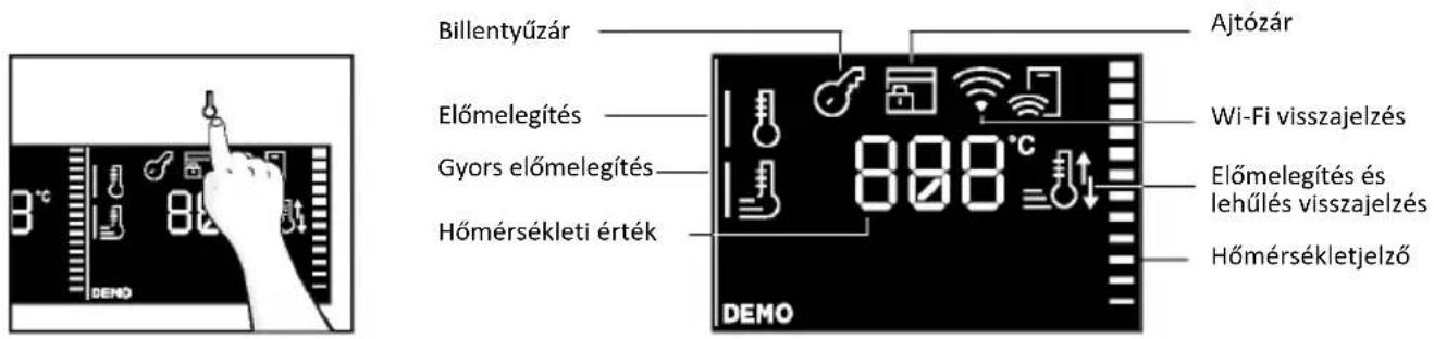 HOOVER HO6 M5G3YTB - HÖMÉRSÉKLET MENÜ - 1