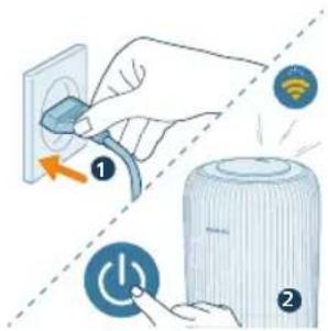 PHILIPS HU1510 - Configurazione della connessione Wi-Fi per la prima volta - 1