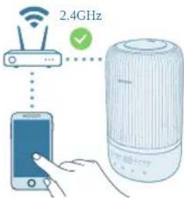 PHILIPS HU1510 - Prvé nastavenie pripojenia Wi-Fi - 2
