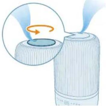 PHILIPS HU1510 - Регулиране на посоката на мъглата - 1