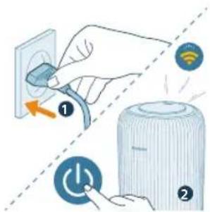PHILIPS HU1510 - De Wi-Fi-verbinding voor de eerste keer instellen - 1
