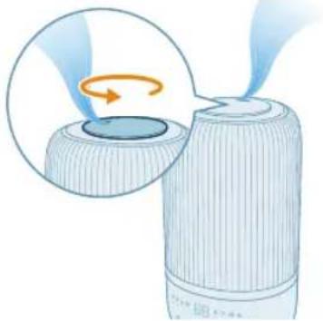 PHILIPS HU1510 - Adjusting mist direction - 1