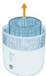 PHILIPS HU5710 - Reinigen des Luftbefeuchterfilters - 3