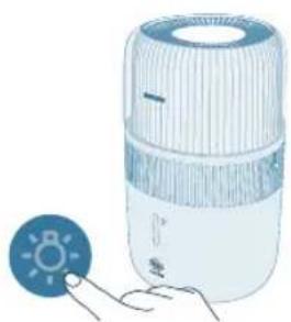 PHILIPS HU5710 - Používanie funkcie svetelnych indikátorov - 3