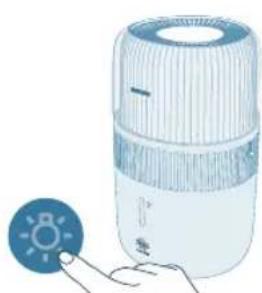 PHILIPS HU5710 - A világítás funkció használata - 3