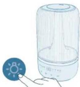 PHILIPS HU1509 - A világítás funkció használata - 3