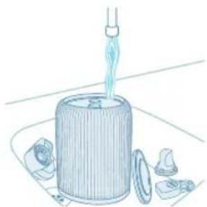 PHILIPS HU1509 - Reinigen des Luftbefeuchters - 9