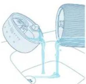 PHILIPS HU1509 - Cleaning the humidifier - 4