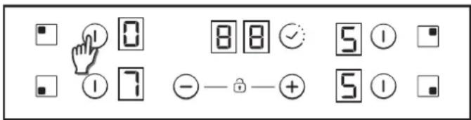 CANDY CH64CCB/4U2 - Selecting a zone - 1