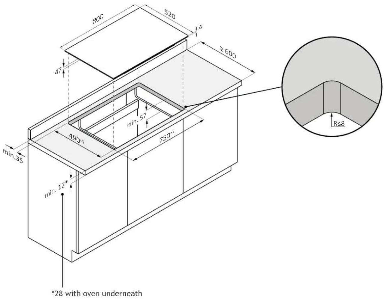 HOOVER H2MT68DCS - Hob width 80 - 1