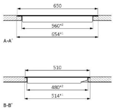 HOOVER HIF84DCS - Lățimea plitei 65 - 3