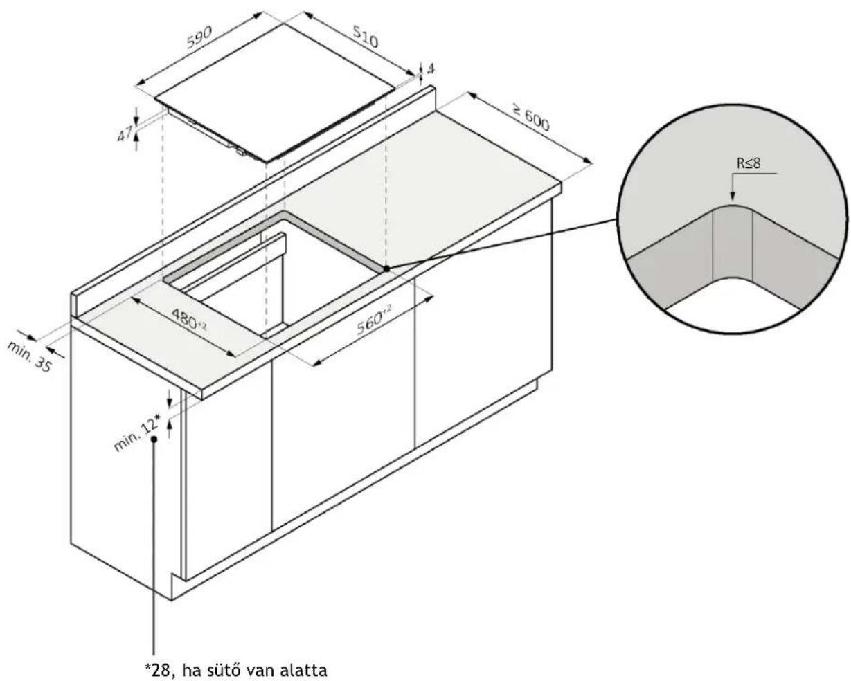 HOOVER HIF64DCS - Főzőlap szélessége 60 - 1