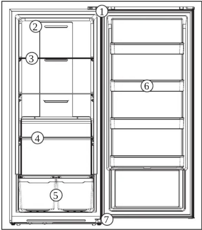 DANBY DUF206E1SSLDB - FEATURES - 1