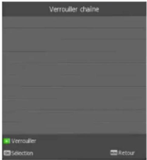 Antarion TV2221 - Verrouillage de chaine - 1