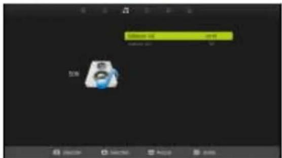 Antarion TV2221 - Menu de son - 2