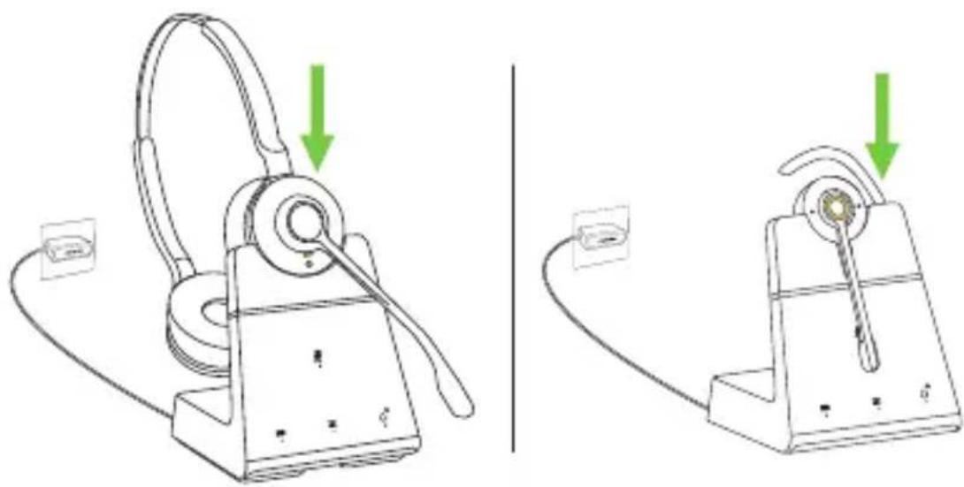 JABRA Engage 45 SE - Rangement et recharge du micro-casque - 1