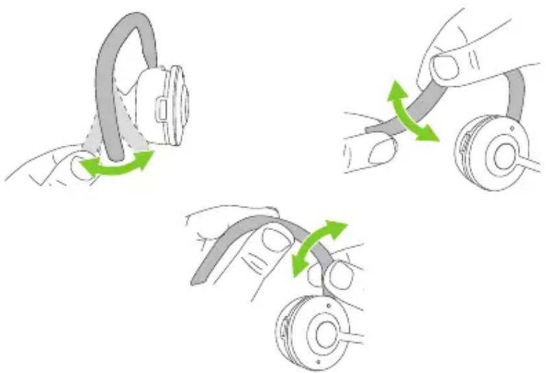 JABRA Engage 45 SE - Comment ajuster le contour d'oreille du micro-casque convertible - 1