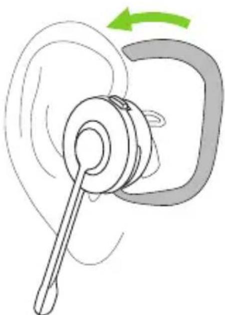 JABRA Engage 45 SE - Comment ajuster le contour d'oreille du micro-casque convertible - 2