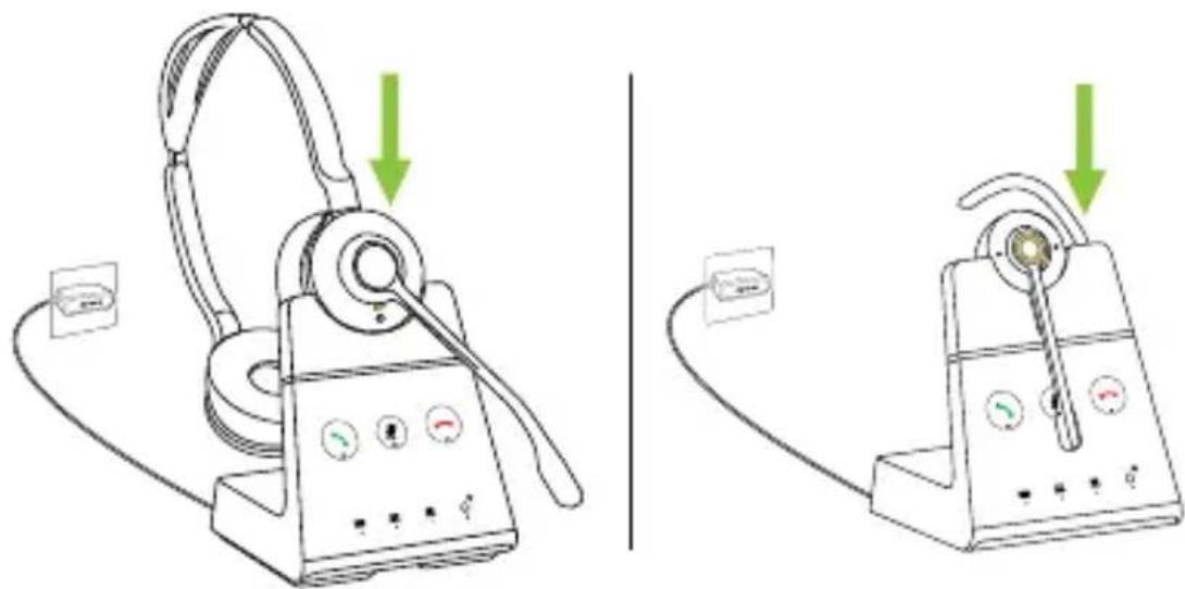 JABRA Engage 65 SE - Rangement et chargement du micro-casque - 1