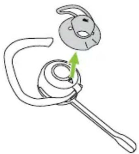 JABRA Engage 75 SE - Comment changer les EarGels du micro-casque convertible - 2