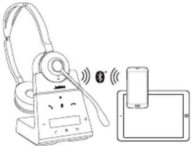 JABRA Engage 75 SE - Appairage avec un ou plusieurs appareils mobiles par Bluetooth - 1