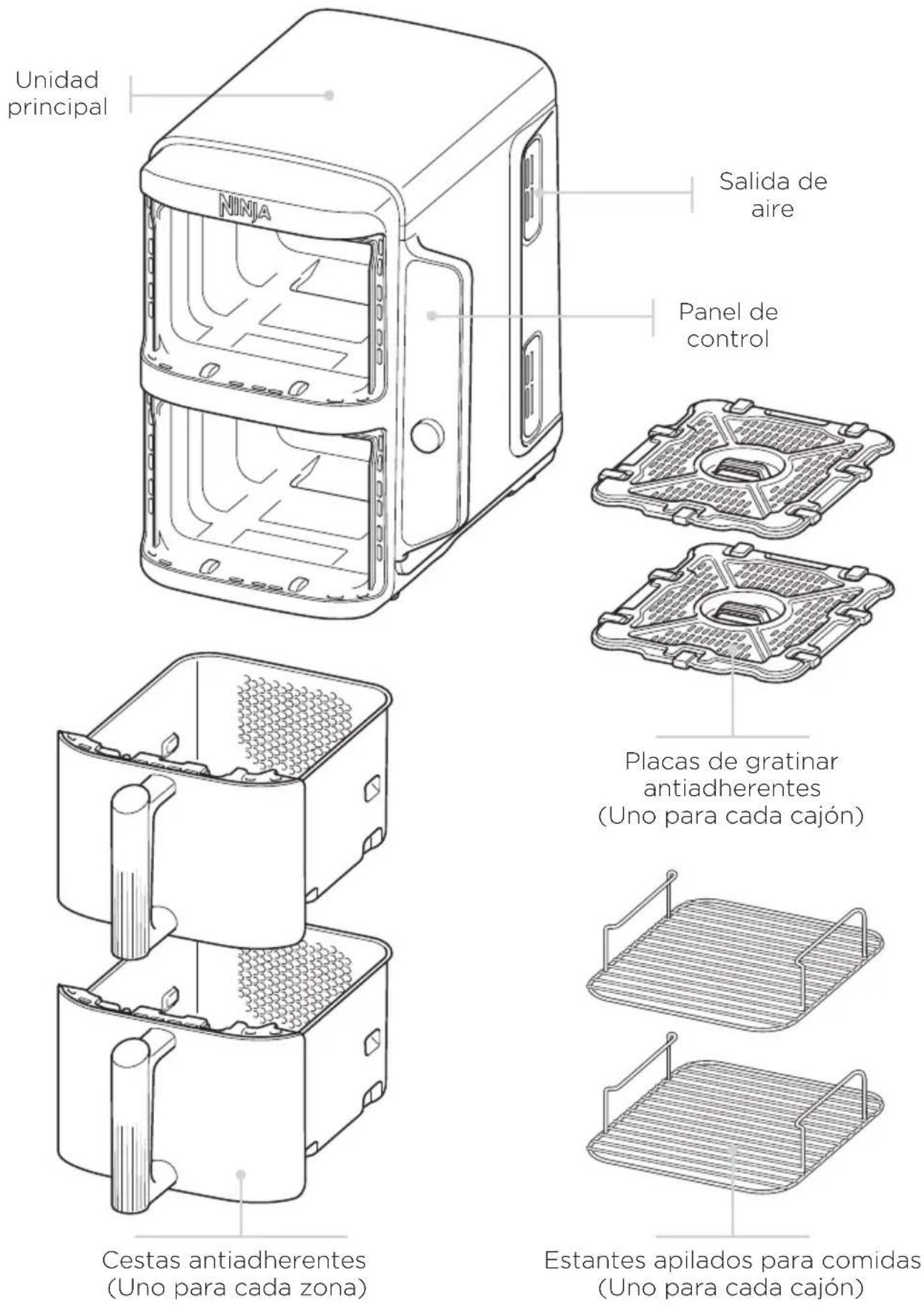 NINJA Double Stack SL300EU - GUARDE ESTAS INSTRUCCIONES - 1