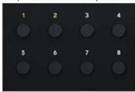 FOCUSRITE Scarlett 18i20 4th Gen - Pour lier les préamplis : - 2