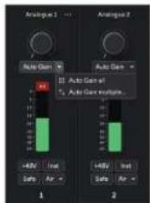 FOCUSRITE Scarlett 18i20 4th Gen - Gain automatique multicanal dans Focusrite Control 2 - 2