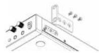 FOCUSRITE Scarlett 18i20 4th Gen - Pour fixer les pattes du rack à votre Scarlett 18i20 : - 3