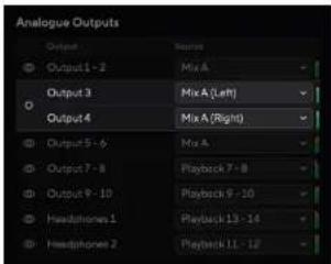 FOCUSRITE Scarlett 18i20 4th Gen - Faire des sorties mono dans Focusrite Control 2 - 2
